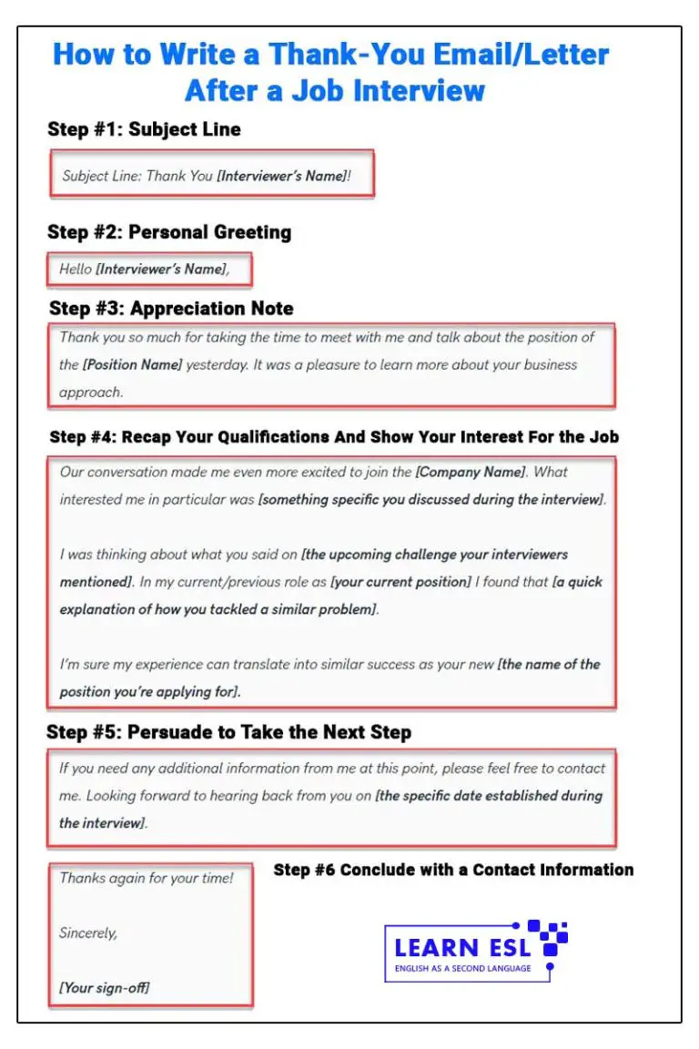 How to Write a Thank-You Email/Letter After a Job Interview - 5 Sample